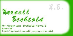 marcell bechtold business card